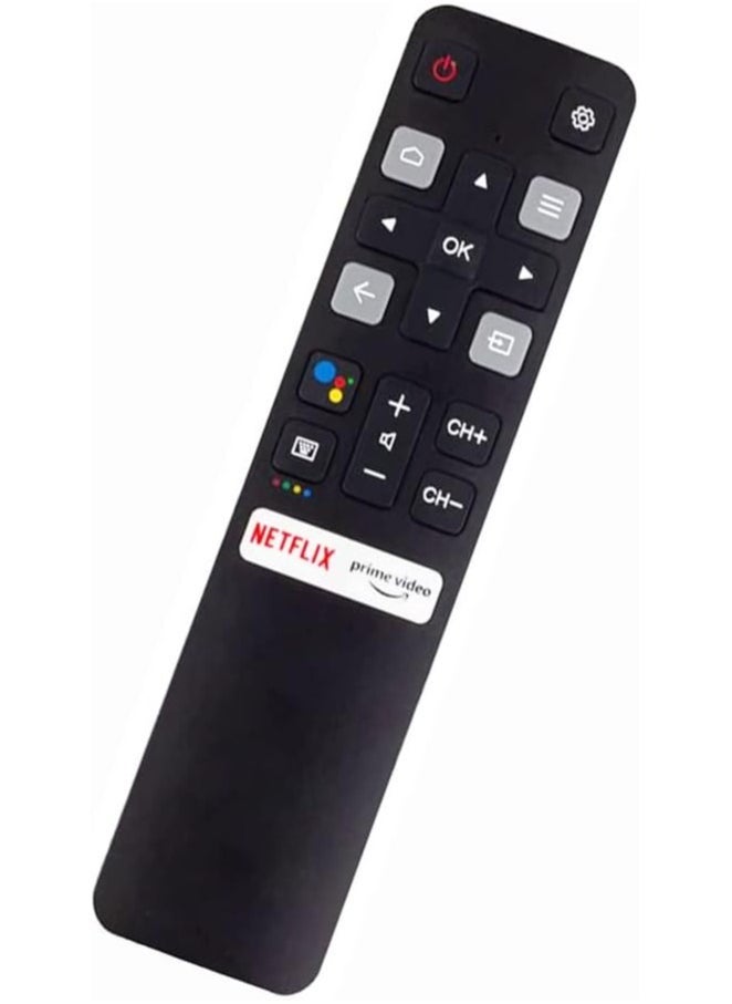 BGM Remote RC802V FNR2 Fit for TCL Android 4K Smart TV 40S334 50S434 55S434 75S434 40S330 70S430 32S334 55S435 50S435 43S434 32S6500A 65P8S 65P8 49S6800FS 32S6500S 32A325 [NO Voice Function] with battery  - Image 3