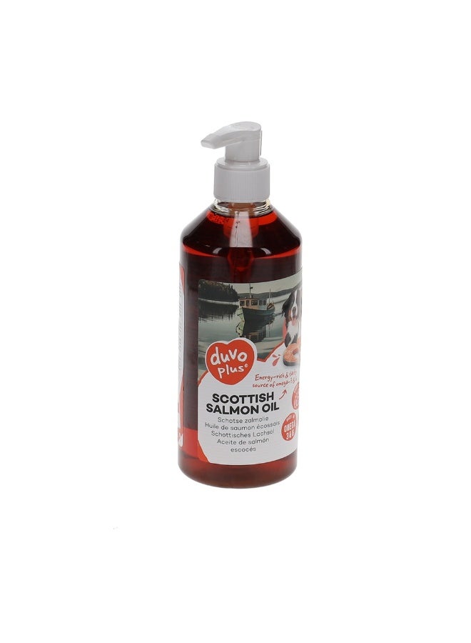 duvo Plus Duvo+ Scottish Salmon Oil for Cats & Dogs 500ml – Omega 3 Skin & Coat Supplement - Image 1