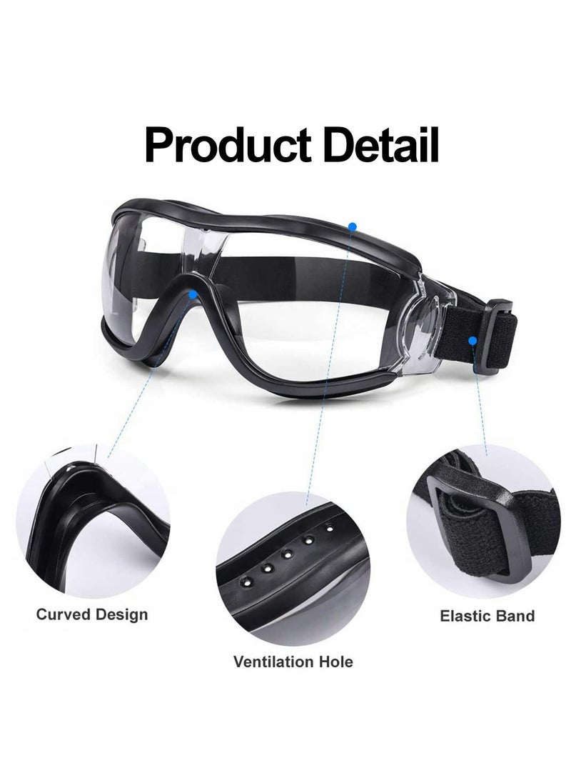 Generic Child Safety Glasses, Kids Goggles Eye Protective Anti Fog Full Eyes Protective Clear Lab Goggles  - Image 4