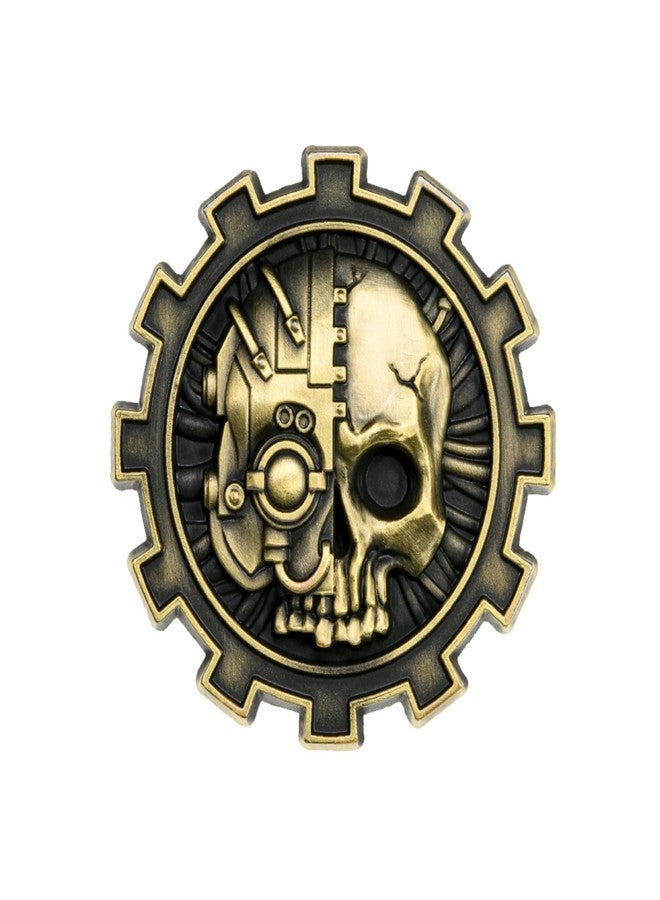 Starforged دبوس شعار فرقة فرسان الرمادي من لعبة وارهامر 40K، مصنوع من الفولاذ السبائكي، بدون أحجار كريمة. مناسب للرجال. - Image 1
