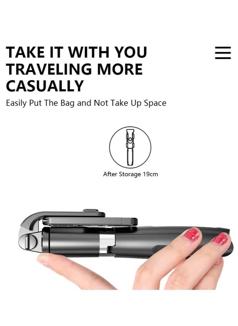 Raxoom عصا سيلفي محمولة 40 بوصة من سبائك الألمنيوم (أسود-E) - Image 4