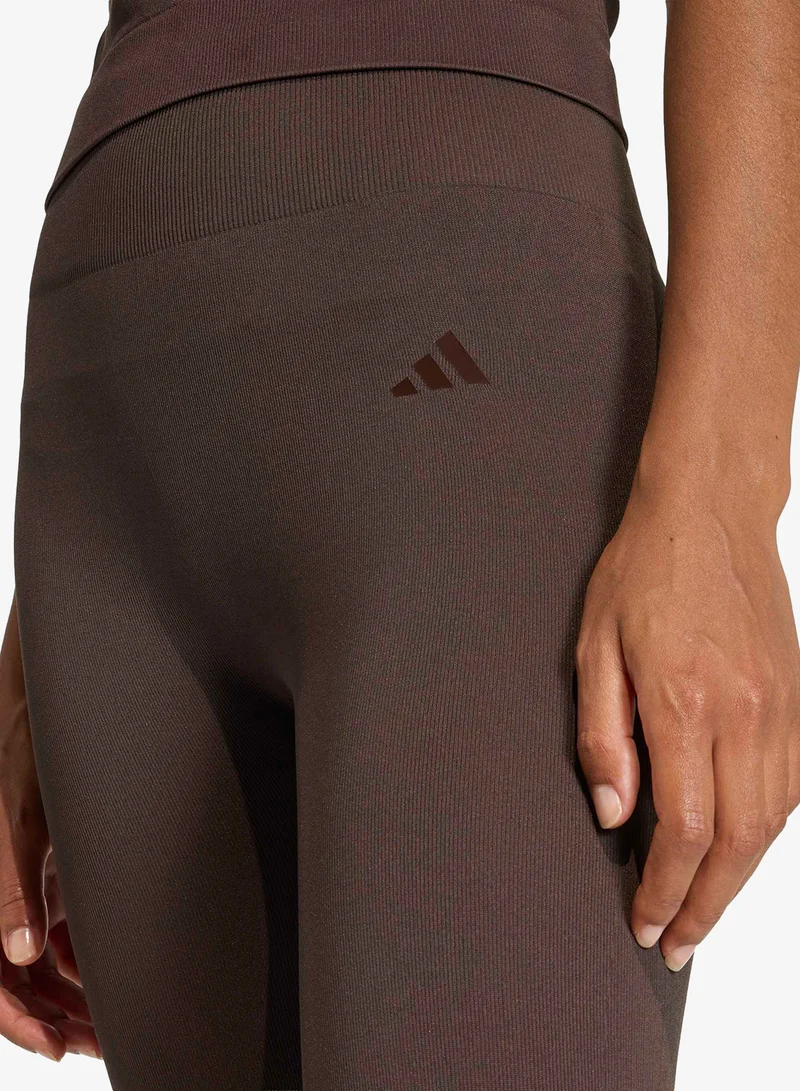 Adidas  Workout Essentials Full-Length Knit Leggings for Women | Best Price UAE