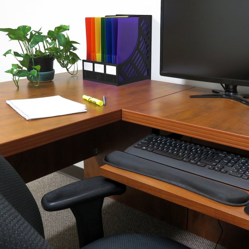 Evelots 6 Pack Plastic Folders with Pockets - 6 Assorted Colors - Heavy Duty File Folders with Business Card Slot - 2 Pocket Folder for Office, School, Home, Sports Coaches - Documents Letter Size - Image 4