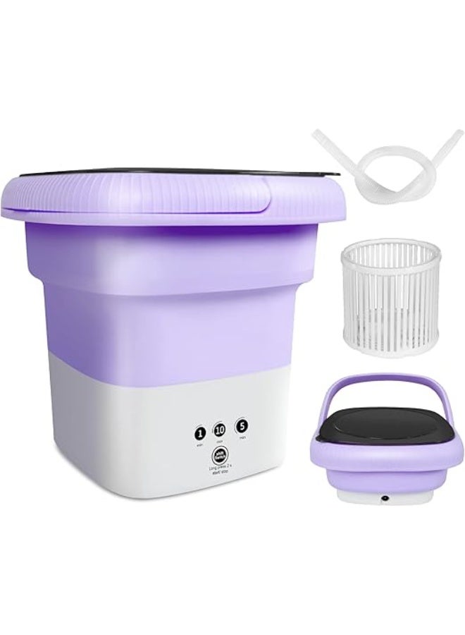 Helknby Portable Washing Machine – 6.5L Mini Foldable Washer and Dryer – Compact Laundry Solution for Apartments, Dorms, RVs, Camping & Travel - Image 5