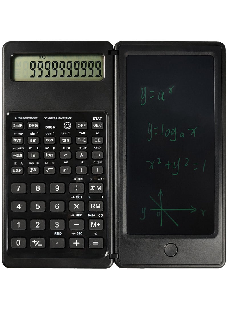Generic - Scientific Calculators 10-Digit LCD Display Desk Digital Calculator with Erasable Writing Board Notepad for College High School Students Supplies - Image 1