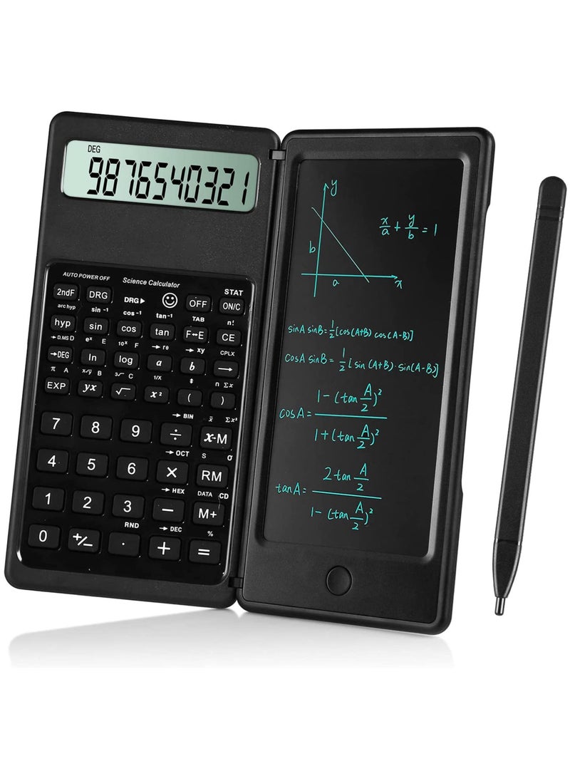 Generic - Scientific Calculators 10-Digit LCD Display Desk Digital Calculator with Erasable Writing Board Notepad for College High School Students Supplies - Image 1