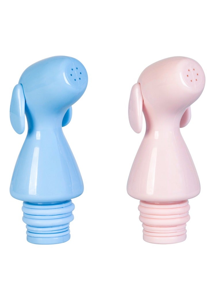 Hilalful بيديه هلال فول - عبوة من قطعتين | محمول | سهل الحمل | سهل الصيانة | بخاخ يدوي | بخاخ مياه محمول يتم التحكم فيه | للنظافة الشخصية والتنظيف أثناء السفر | قابل لإعادة الاستخدام وإعادة التعبئة - Image 1