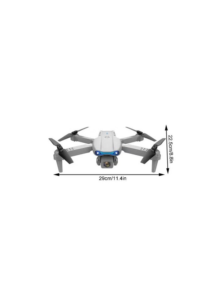 Generic - طائرة بدون طيار E99 PRO احترافية بدقة 4K عالية الدقة وكاميرا مزدوجة لتجنب العوائق تلقائيًا وارتفاع قابل للطي للحفاظ على طائرة هليكوبتر صغيرة - Image 1