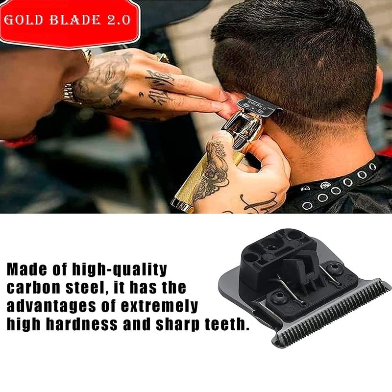 Sodaer FX707ZB2 Replacement Blades Compatible with BaBylissPRO FX787 & FX726 Trimmers, for Outlining Hair Trimmers (FX787) and Trimmers (FX726) -black - Image 2