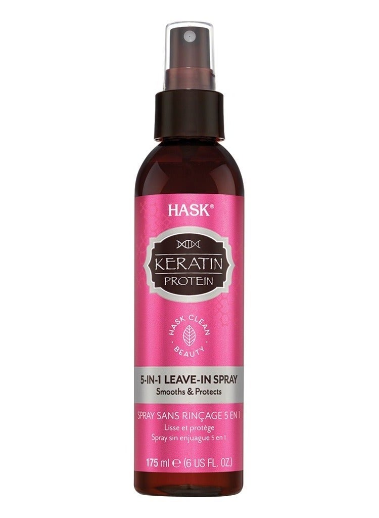 HASK Keratin Protein Smooth and Protect 5 in 1 Leave-In Spray 175ml