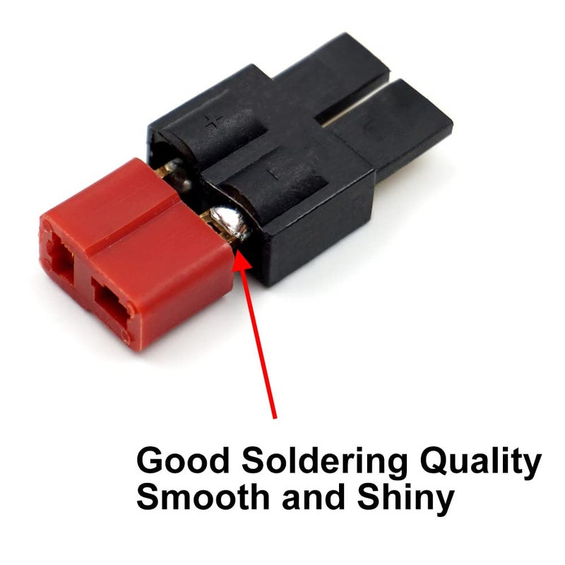 elechawk 4 PCS Male and Female Deans T Plug to Connector Adapter Compatible with TRX Wireless Converter for RC Battery Charger Slash - Image 5