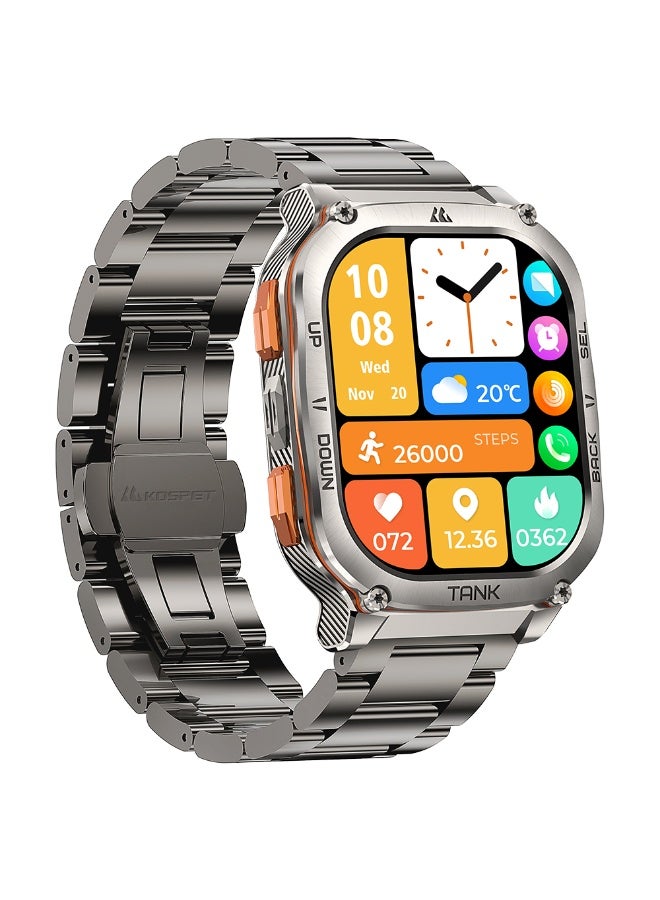 KOSPET Tank Ultra M3 Special Edition GPS Watch, 49mm Silver - Image 1
