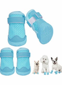 Dog Booties Paw Protector Breathable Dog Shoes for Small Medium Dogs, Rain Winter Snow Shoes