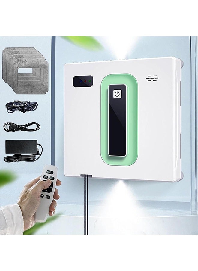 XiuWoo Window Cleaner Robot 6.8cm Ultra-Thin, Intelligent Obstacle Avoidance, Automatic Window Vacuum Cleaner for Large Mirror, Tile Wall, Glass Wall, Remote & App Control, Light & Compact - Image 1