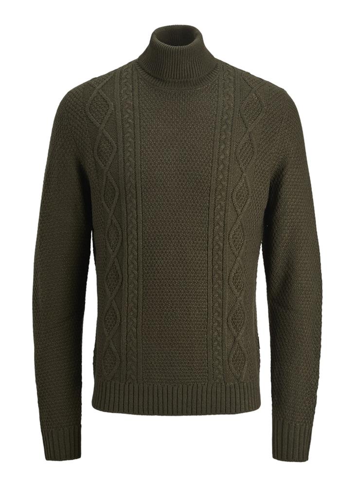 JJ Rebel Knit Roll Neck Half Zip Sweater - Image 5