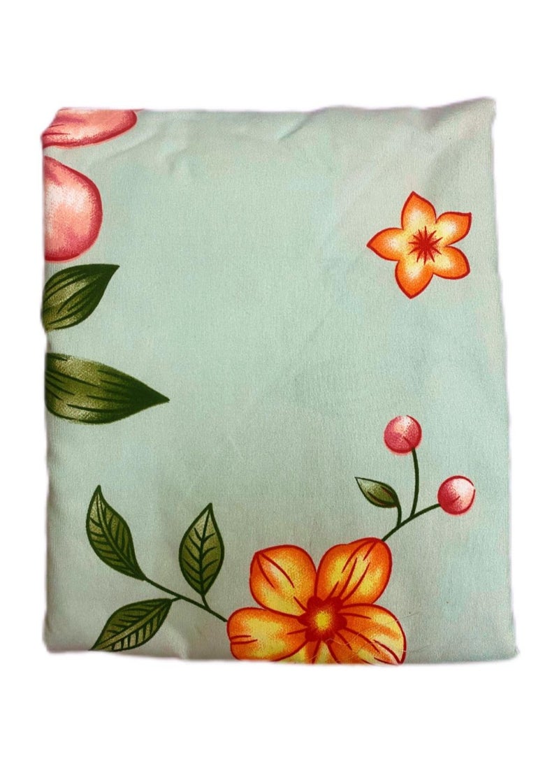 Generic Embroidered Bed Sheets Set Five Piece 100% Cotton Bedding Set Multicolour  - Image 5
