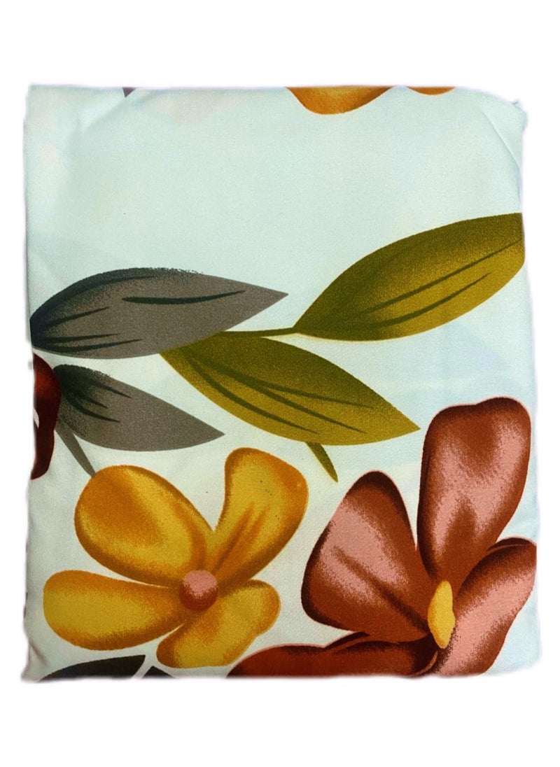 Generic Embroidered Bed Sheets Set Five Piece 100% Cotton Bedding Set Multicolour  - Image 1
