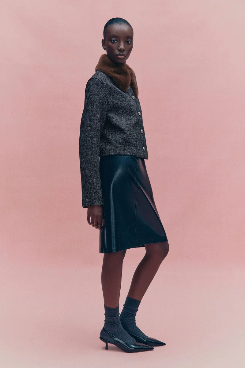 H&M Collared bouclé jacket