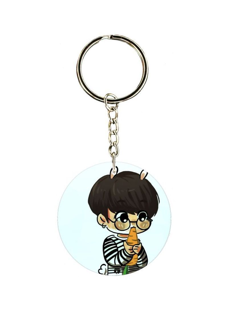 RKN Cartoon Character Printed Keychain
