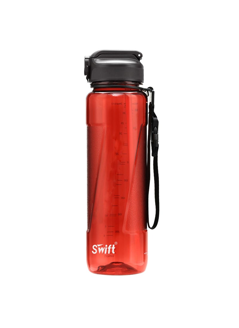 Swift 1L Motivational Water Bottle 1000ML Water Bottle For Kids School Water Bottles With Straw Leak Proof Water Bottle With Time Marker For Sport, School, Gym, Office  - Image 2