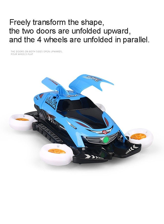 NIBEMINENT Transformable children's toy car with light and music  - Image 1