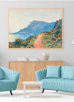 Claude Monet - The Corniche near Monaco (High resolution giclee art print of classic impressionist painting) A4 A3 A2, also available framed