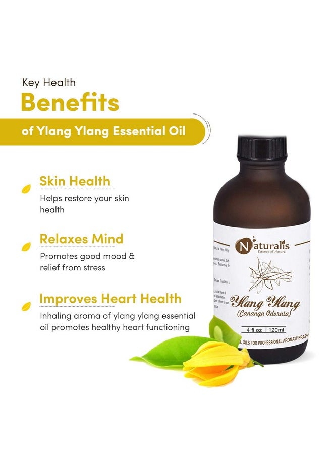 Naturalis Essence Of Nature Ylang Ylang Essential Oil For Hair And Skin Care - 120Ml  - Image 3