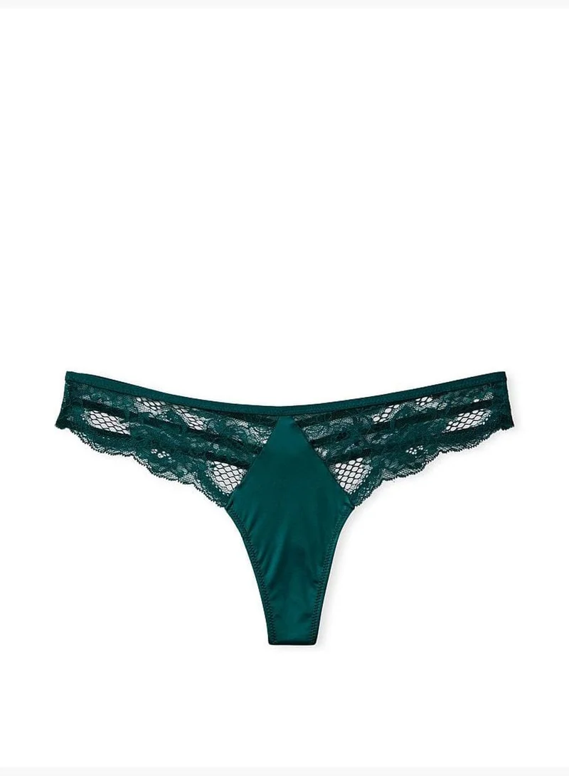 Victoria's Secret Lace Trim Thong Panty