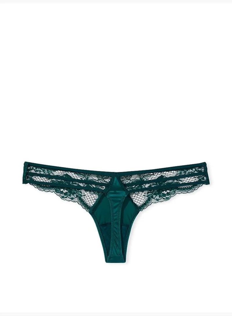 Victoria's Secret Lace Trim Thong Panty