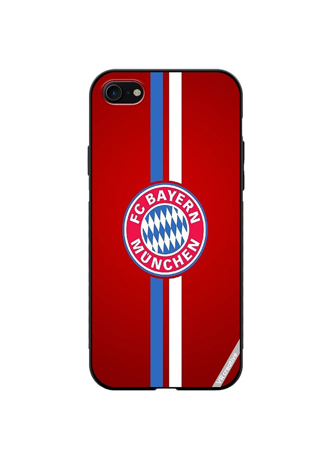 VR CREATIVE Protective Case Cover For Apple iPhone 7/8/SE 2020 Fc Bayern Munchen Logo Red Design Multicolour - Image 1