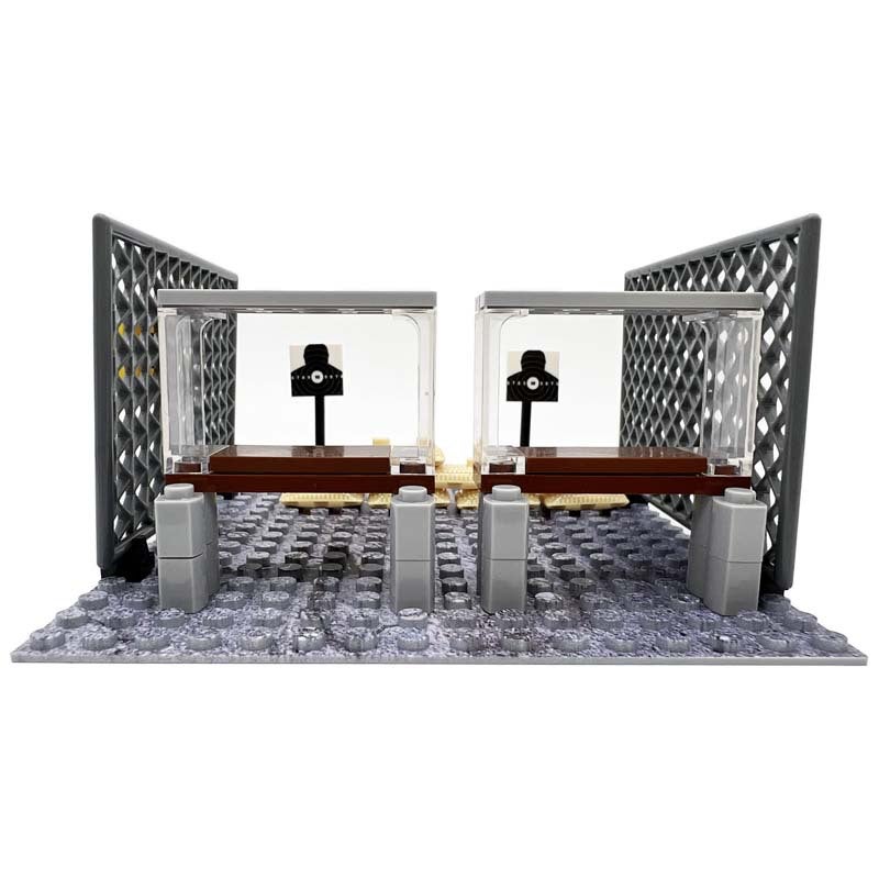 MOC Military Base Guard Post Shooting Range DIY Building Blocks Set - Image 3
