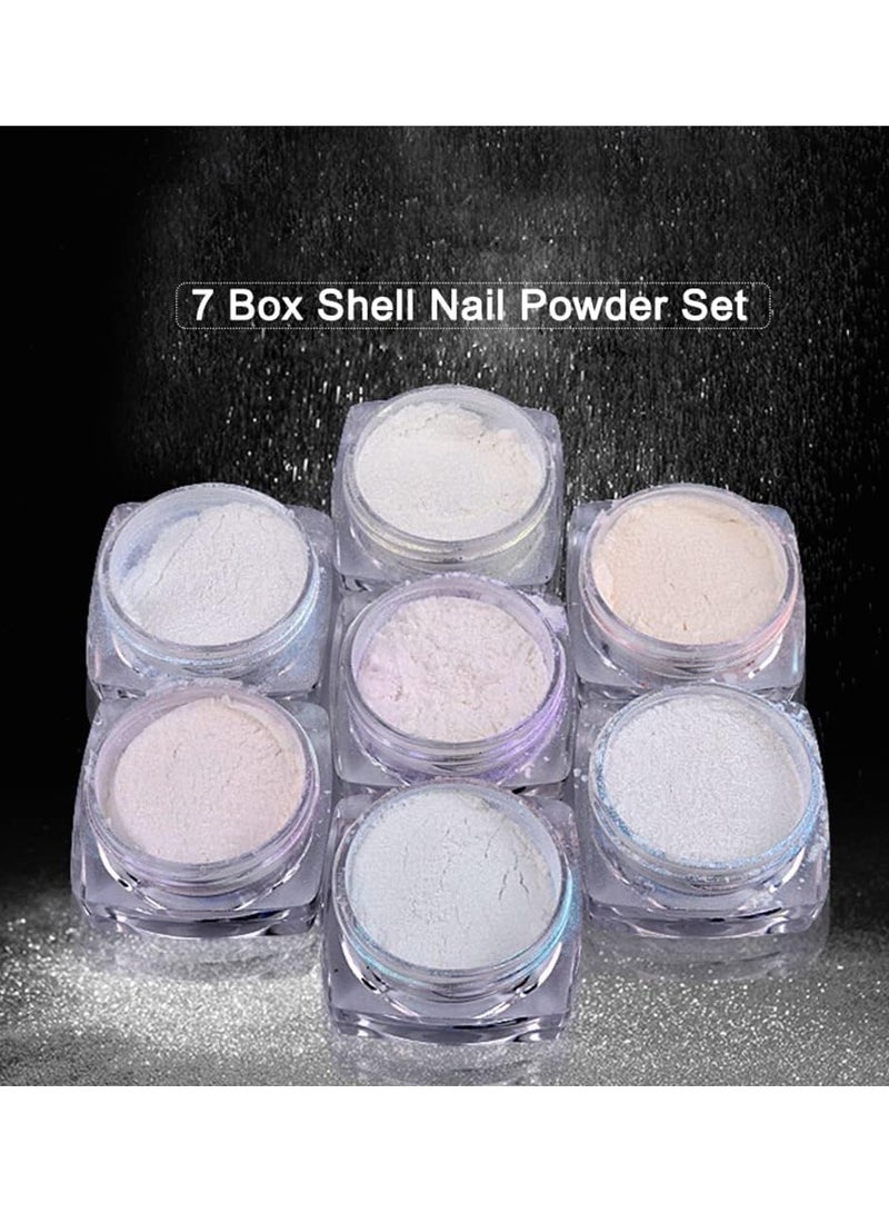 Holographic Chrome Nail Powder - Laser Synthetic Resin Pigment for Eye-Catching Nail Art & Creative Designs (B) - Image 5