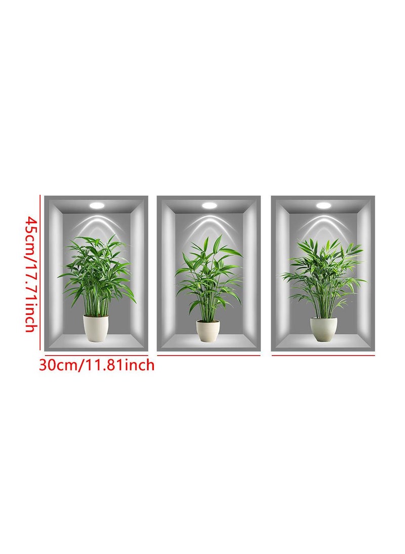 Y&D Living Room Background Triple Block Wall Three Dimensional Decorative Painting Stickers  - Image 1