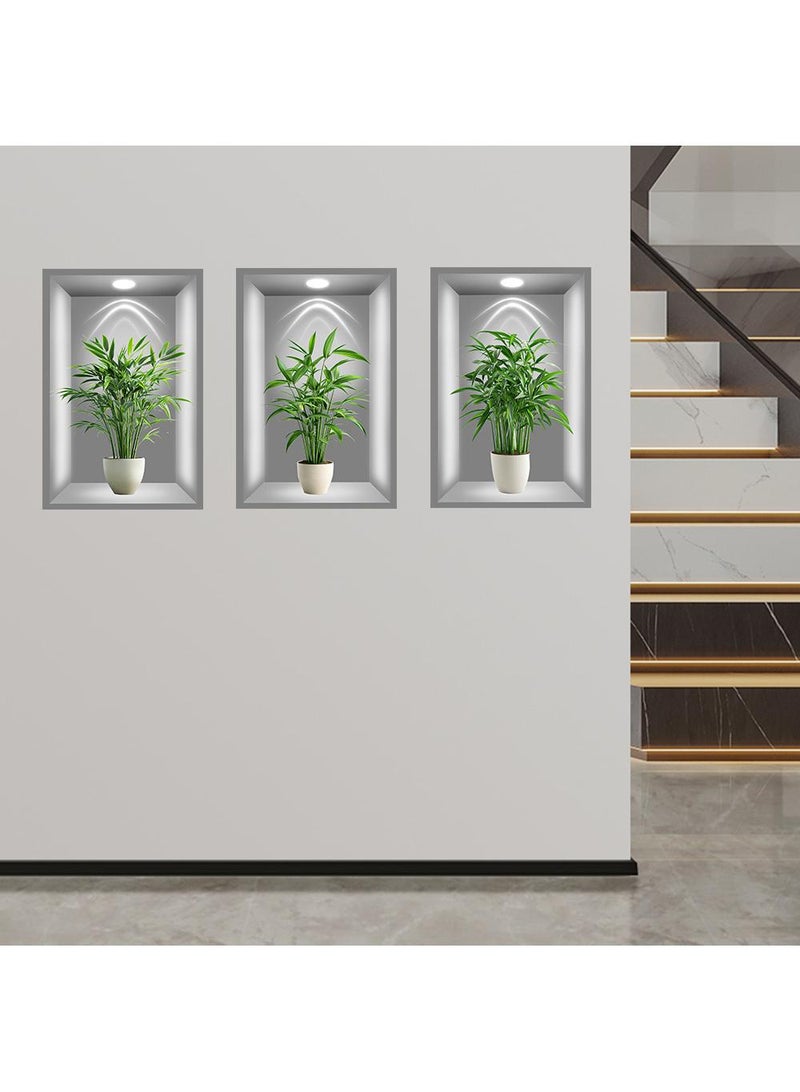 Y&D Living Room Background Triple Block Wall Three Dimensional Decorative Painting Stickers  - Image 4
