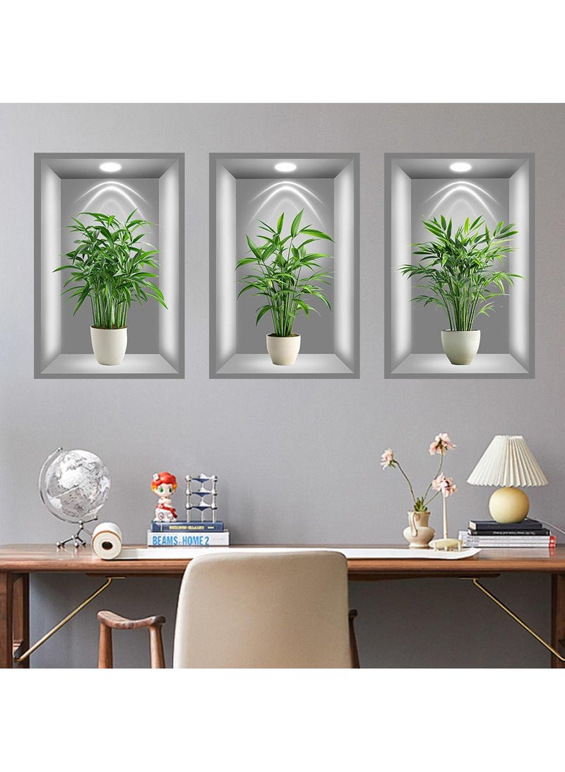 Y&D Living Room Background Triple Block Wall Three Dimensional Decorative Painting Stickers  - Image 2