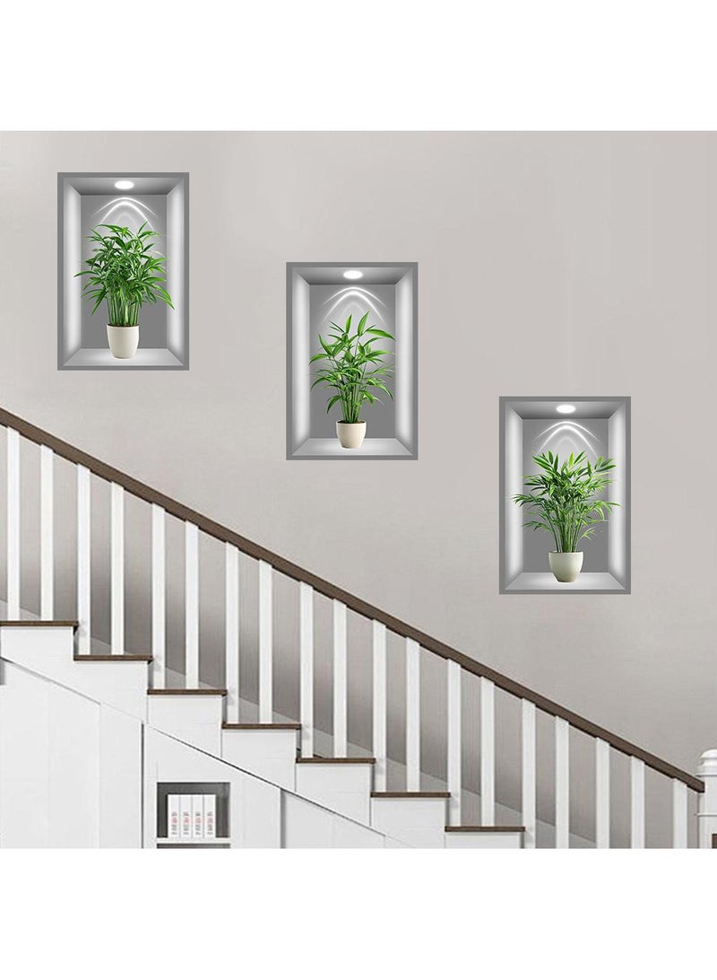 Y&D Living Room Background Triple Block Wall Three Dimensional Decorative Painting Stickers  - Image 3