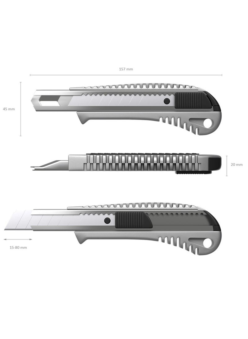 ErichKrause 1-Piece Ferro 18mm Utility Cutter With Full Metal Body - Image 3