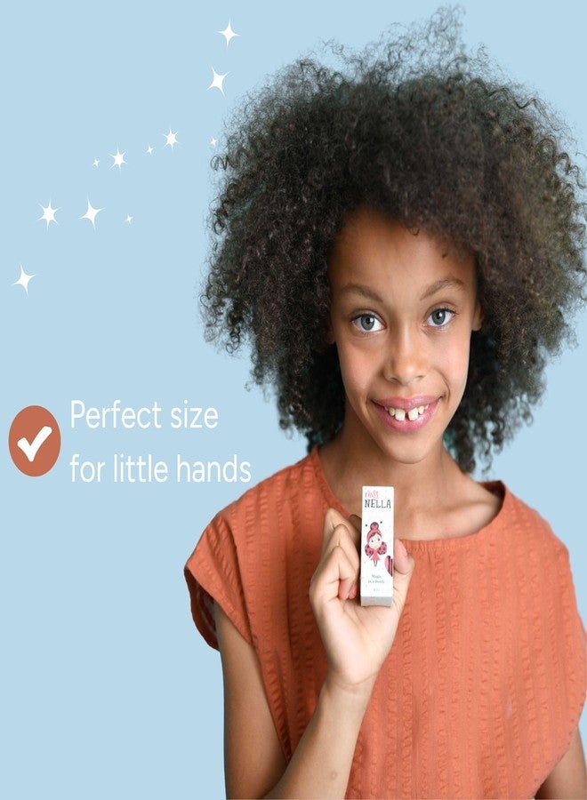 MISS NELLA collection PEACH SLUSHIE -Safe Special Peach glitter Nail Polish for Kids, Non-Toxic & Odor Free Formula for Children and Toddlers, Natural Water Based for Easy Peel Off - Image 5