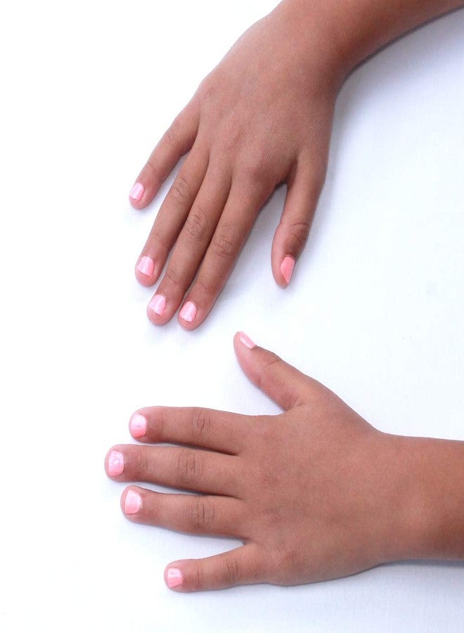 MISS NELLA collection PEACH SLUSHIE -Safe Special Peach glitter Nail Polish for Kids, Non-Toxic & Odor Free Formula for Children and Toddlers, Natural Water Based for Easy Peel Off - Image 4