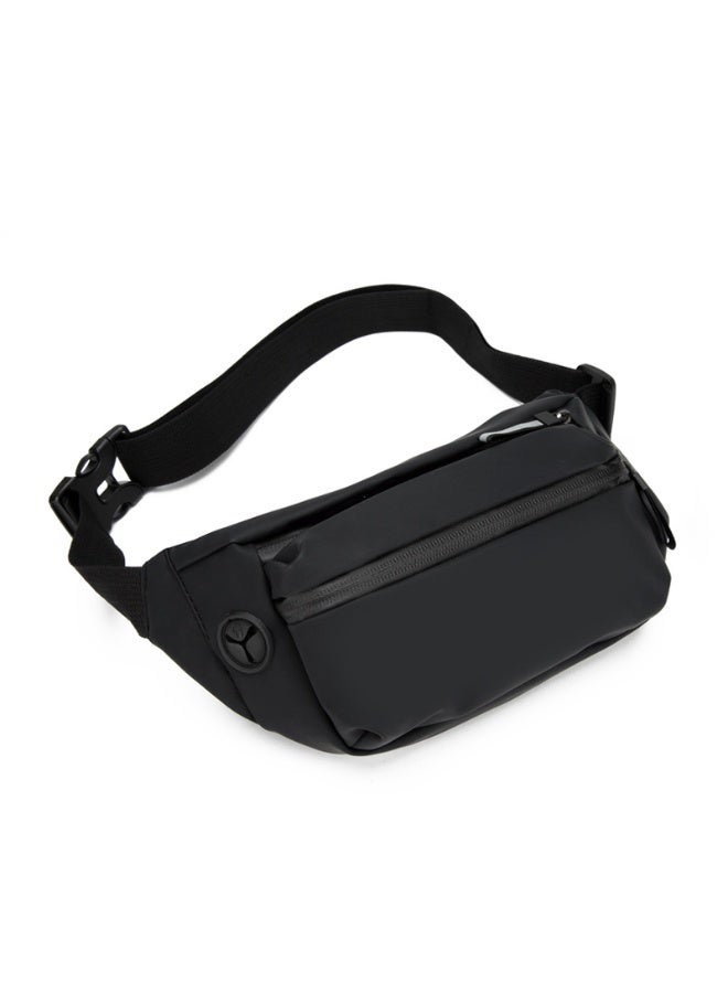 Waist Pack for Men and Women,Crossbody Waist Bag,Pack Belt Bag,Wallet for Travel Walking Running Hiking Cycling Outdoor Sports Easy Carry Any Phone (Black) - Image 1