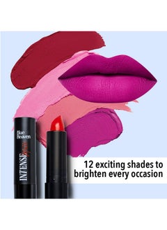 Blue Heaven Blue Heaven Intense Matte Lipstick, Plum Desire, 310, 4 gm  - Image 5