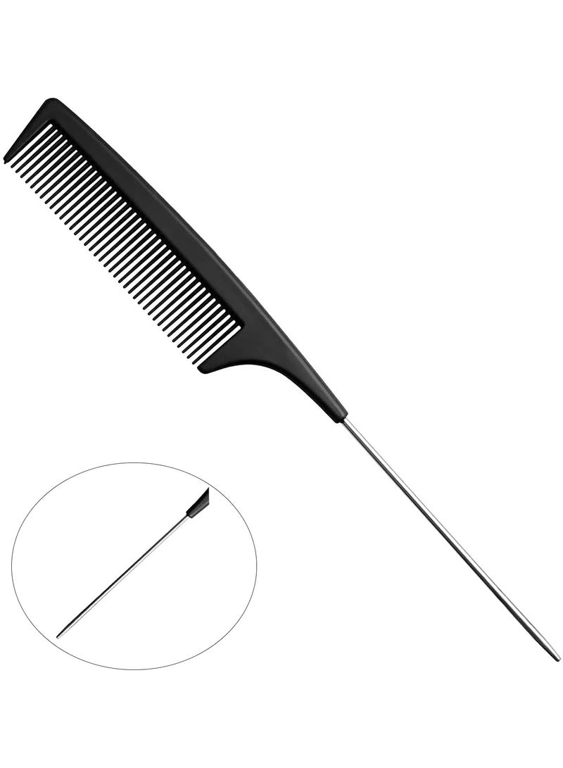 DubaiGallery Household Pointed Tail Comb Anti Static Hairdressing Combs Fine Tooth Heat Resistant Detangling Hair Brush - Image 1