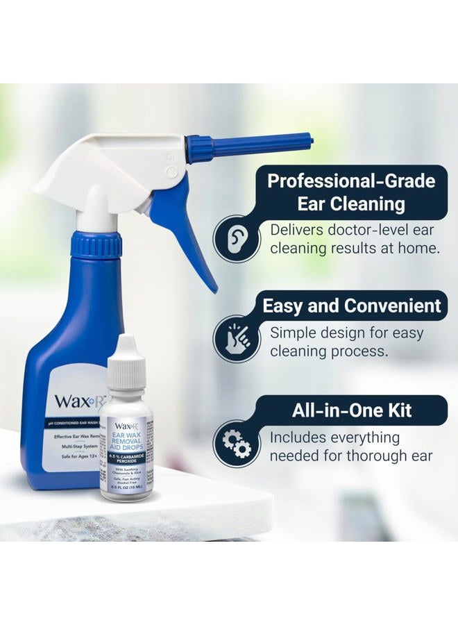 Doctor Easy Wax-Rx Ph Conditioned Ear Wash System, 15.2 Ounce - Image 2
