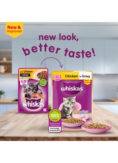 Junior Kitten (2-12 Months) Wet Cat Food, Chicken In Gravy, 80 G X 14, Hydrating Food Made With Real Chicken, 100% Complete & Balanced Nutrition For Kittens - pzsku/ZDDAB620782CAFC6D9827Z/45/_/1735817608/d7ef8460-f503-4f2a-b6d8-4b5bc7181fea