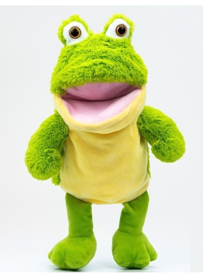 PUGS AT PLAY Frog Talking Hand Puppet - Image 2