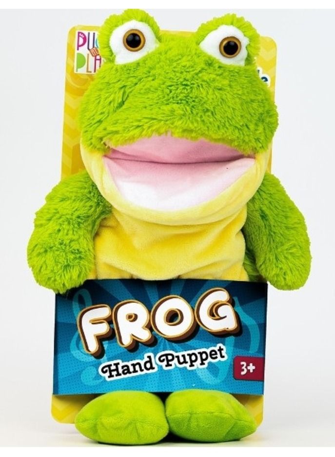 PUGS AT PLAY Frog Talking Hand Puppet - Image 1