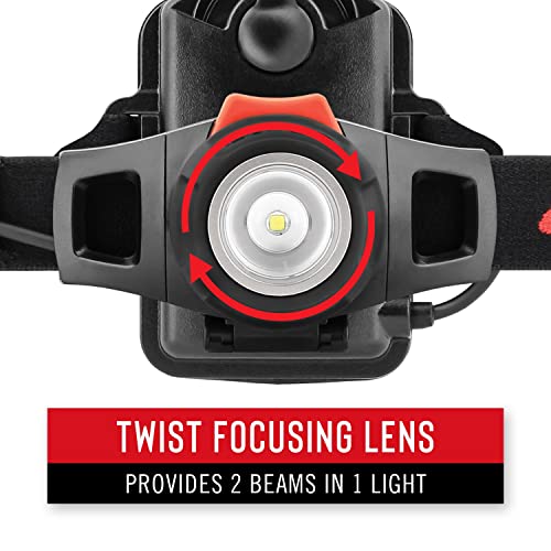 COAST HL7 330 Lumen Focusing LED Headlamp with TWIST FOCUS™, Black - Image 4