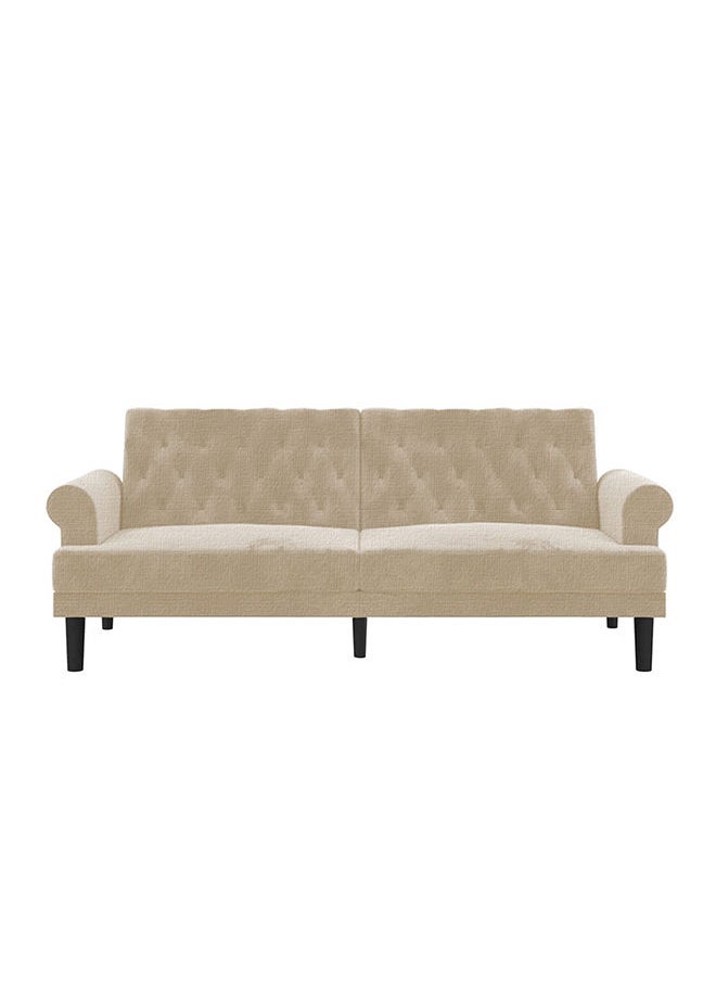 In-House - Nutella | Sofabed 2 in 1 Upholstered In Linen - Light Beige - Image 1