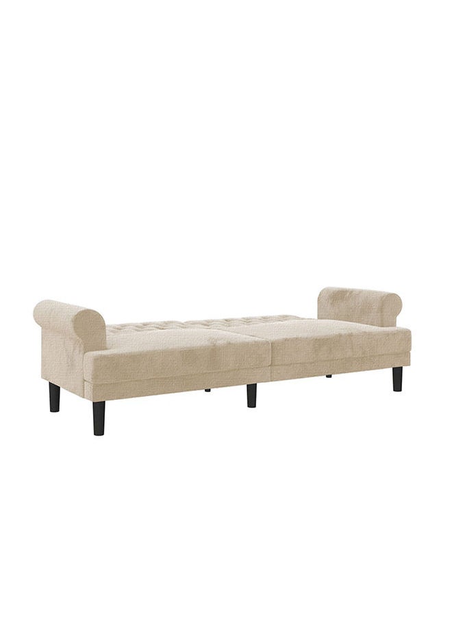 In-House - Nutella | Sofabed 2 in 1 Upholstered In Linen - Light Beige - Image 1