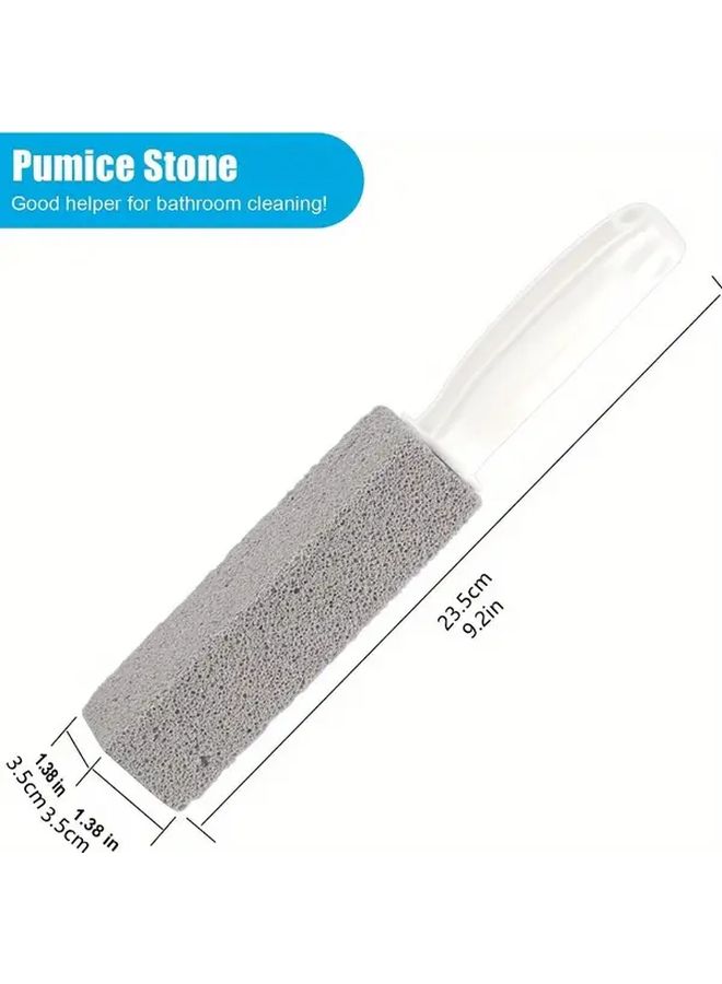 White Pumice Stone Cleaning Stick Remove Toilet Limescale Rust Hard Water Stains - Image 3